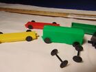 Vintage 1950 s Lot Of 7 Pc Superior Plastics Toy Train Kellogg s Cereal Premium 