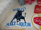 Assorted Lot Of Seven Extra-large Vintage Beer Cloth Patches  1980s And Older