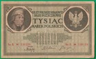 Poland 1000 Marek Polskich 1919 Six  6  Serie Varieties  A  B  D  E  F   X