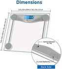 Etekcity Digital Body Weight Bathroom Scale With Body Tape Measure 400 Pounds