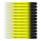 12 Thornton s Office Supplies Twist-retractable Bible Gel Highlighters  Yellow  