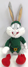 Warner Bros  Looney Tunes Christmas Plush 8  Bugs Bunny Elf   6  Santa Taz
