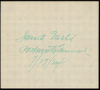 Us Scott 731 Souvenir Sheet  Mnh  Vf  Autographed By James A  Farley  Scv  20 00