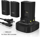 Rechargeable Battery  charger Dual Charging Station Dock For Xbox 360 Controller