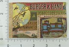 1870 s N w  Cor  Burgers   Hand Fine Furniture Graphic Trade Card P113