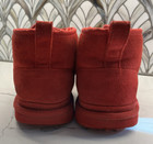 Ugg Neumel Boots Shoes Chukka Red Suede Lace Up Faux Fur Wool Lined Mens 11