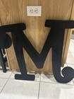 Hobby Lobby Black Wooden Letter  m   for Wall Decor