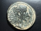 Augustus Provincial Ae25 Uncertain Eastern Mint Ancient Roman Coin Wreath