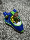 Pbs Super Why  Justin Figure   Blue green yellow Vehicle Playset