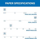 Hammermill Printer Copy Paper 10 Ream 8 5 X 11 White 20 Lb  5000 Sheets