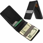 Stainless Steel Money Clip Silver Metal Cash Holder Slim Pocket Wallet