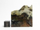 Djoua 001 13 31g Aubrite Meteorite Part Slice W  Feni Inclusions  Hole