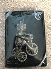 Pewter Port Vintage 1994 Set Of 3 Pewter  Christmas Ornament Children Playing