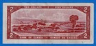 Canada  2 1954 Bc-30a   P-67a  Qe Ii Circ Note vf   Devil s Face       C b 7677827