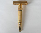 Vintage Gillette F4 Gold Toggle Safety Razor