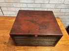 Vintage Star Twist Sewing Thread Spool Advertising Display Cabinet 4 Drawer