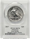 2017 Palladium Eagle 1 Oz Fs Reagan Legacy Series Michael Reagan Pcgs Ms70