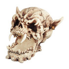 Demon Skull Collectible Figurine Statue Figure Skeleton 6 Inch Tall Resin