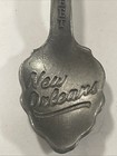 Bourbon Street New Orleans Pewter Vintage Souvenir Spoon Collectible