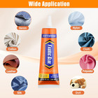 Permanent Fabric Glue  60 Ml Washable Clear Adhesive For Various Fabrics