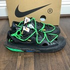 Nike Off-white Blazer Low Black Electro Green Size 7 5 Dh7863-001 Mens Sneakers