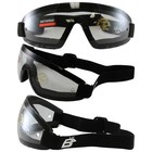 4 Set Birdz Wing Skydiving Motorcycle Goggles Uv400 Yellow Smoke Blue Clear