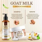 1set Goat Milk Keratin Shampoo   Serum Goat Milk   Hair Treatment Premium