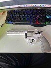 Zp5 357 Revolver Style Foam Dart Blaster Soft Bullet Toy Gun With Shells - 28cm