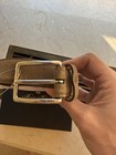 Brooks Brothers Men s Brown Suede Leather Dress Belt 1 5 In Size 40