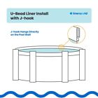 Replacement For Unibead Pool Liner For Above Ground Pools - Round   Oval