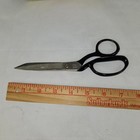 Vintage Wiss Scissors Shears Steel Forged  27 U s a  7 5   Handmade Wood Holder