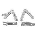 Rider Front Footpegs Footrests Brackets Fit Honda Cbr 250rr 1990-97 Mc22 Silver