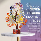Astraveda Seven Chakra Tree Crystal Tree Gemstone Tree Healing Tree Reiki Energy