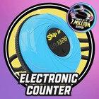 Skip It Retro Outdoor Toy  Light Up Ball And Digital Counter  Blue  Soft    