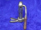 Vintage Vintner Brass Wine Opener Cork Screw Cherub Design Uncorker