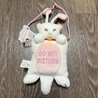 Neopets Aisha Door Hanger White Do Not Disturb Plush Y2k Neopets Plush 2002