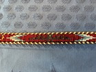 Leather Thunderbird Native Hand Seed Beaded Southwestern Small Belt 34   Vintage