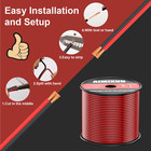 14 Gauge Wire Electrical 50ft  Red And Black Cable 12v 14 Awg Wire 2 Conductor P
