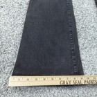 Flare Jeans Womens 6 Dark Black Denim Pants Bell Bottom High Rise Stretch Boho