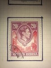 Northern Rhodesia Kgvi Definitives 1938-52 Album Page   d-20 - Used High Values