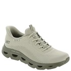 Skechers Women s Glide Step Arc Waves-hands Free Slip-ins Sneaker  Green  7 5 Co