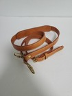 Vachetta Tan Leather Crossbody Bag Strap Brass Clip Replacement Shoulder 2-piece