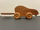 Vintage pre-owned unbranded Wood wooden Beaver Children s child Pull push Toy