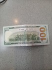  1   100 Dollar Bill  United States Federal Reserve Cash Currency Note  