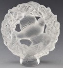 Lot Of Lalique Crystal Mini Sculpture   Bottles Swan Owl Dove Calla Lily Perfume