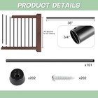101 Pack Deck Balusters 36in Aluminum Staircase Deck Railing With Screws Caps