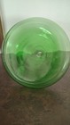 Vtg Mcm Empoli Style Italian Green Hand-blown Glass Decanter W teardrop Stopper