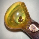 4    Tobacco Smoking Glass Pipe Fumed Inside Out Easy Grip Handmade Free Ship    