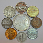 Old Obsolete Us Coin Collection With Silver   Uncirculated 9 Coin Set   lot 11 