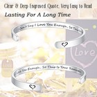 Sam   Lori  i Love You  Cuff Bracelet For Women  Girlfriend  Teens - Gift Box